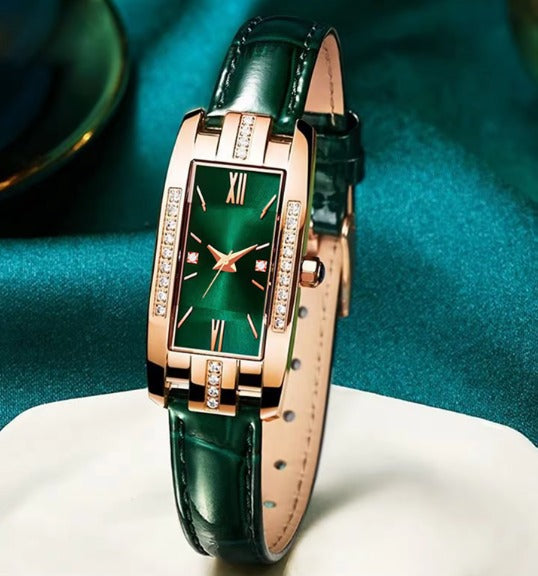 Reloj verde de moda para dama